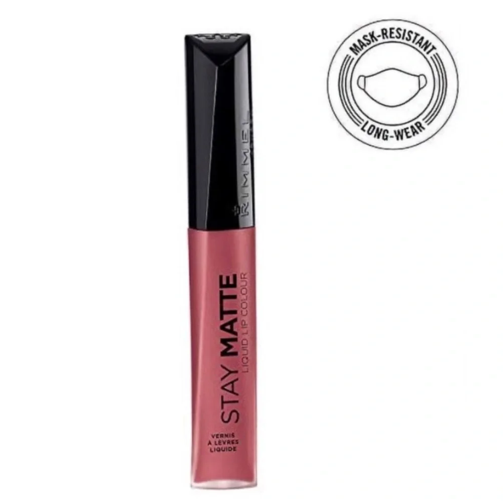 Rimmel London Stay Matte Liquid Lip Colour, (#200 Pink Blink) (NWT)